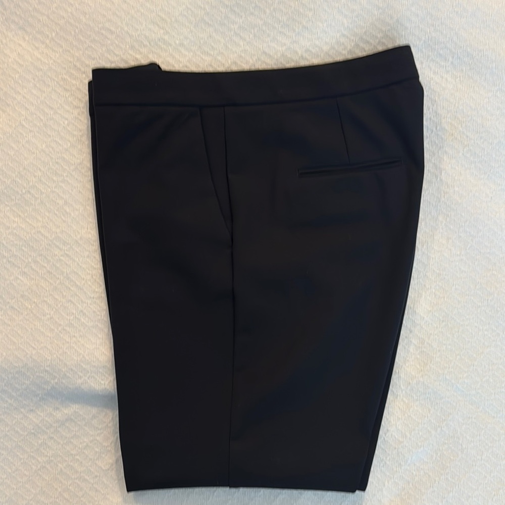 Ann Taylor Black Cropped Pants Ankle Length
